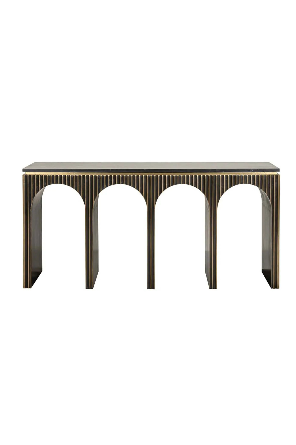Gold Accent Arched Console Table | Richmond Interiors Les Arcs | Oroa.com