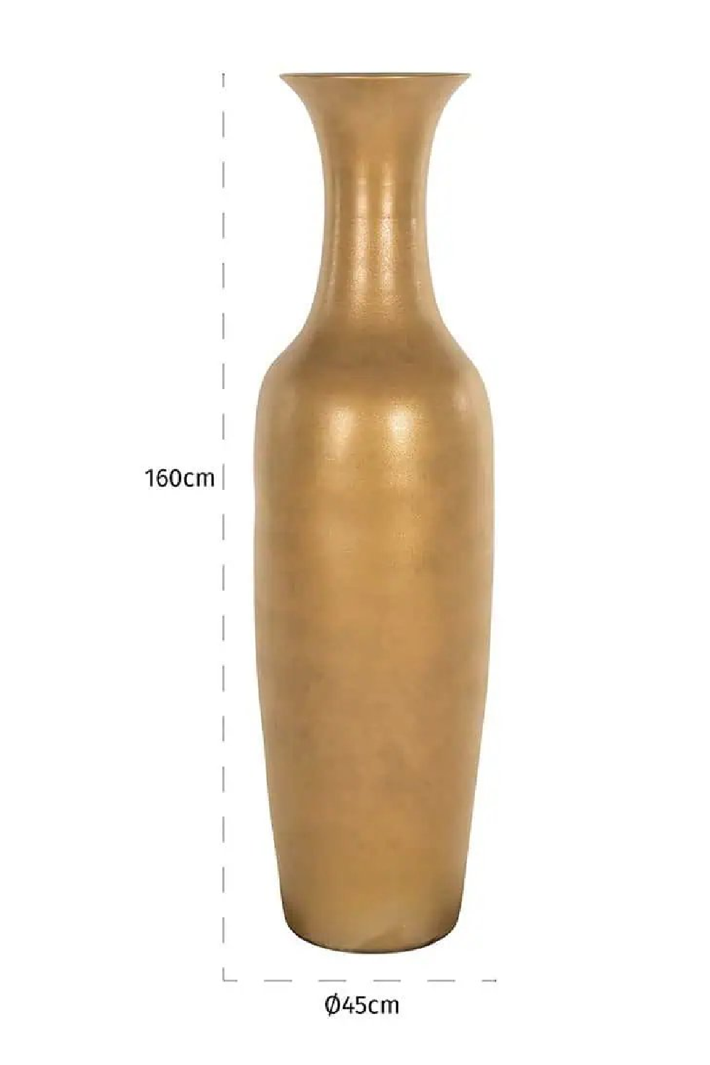 Gold Flared Neck Vase | Richmond Interiors Macie | Oroa.com
