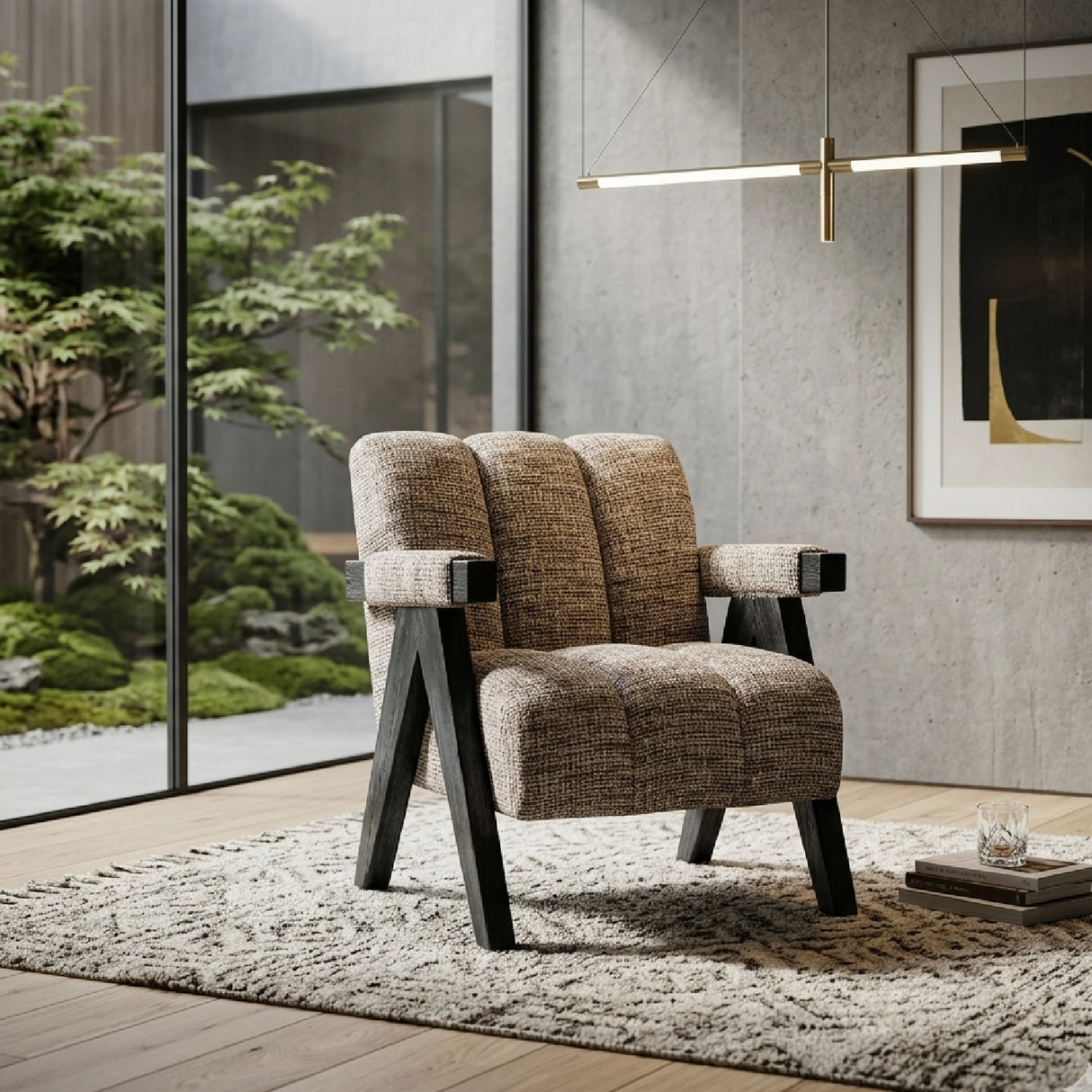 Ash Framed Lounge Chair | Oroa.com