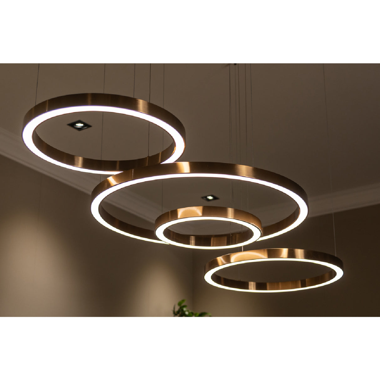 Modern European furniture - Gold Ring Chandelier - www.oroa.com | Oroa.com