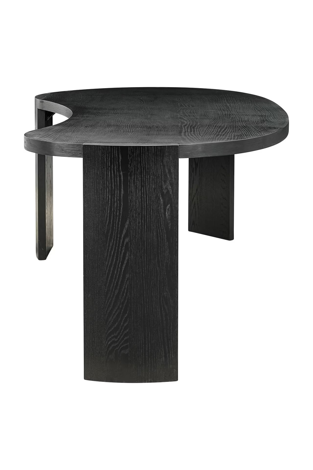 Black Organic Shape Dining Table | Richmond Interiors Navarino | Oroa.com