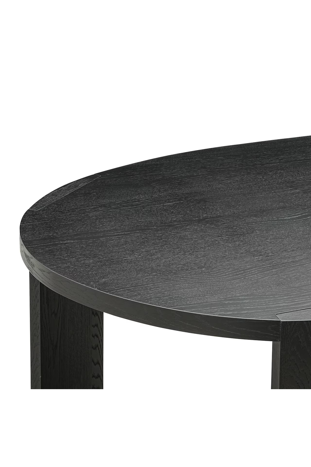 Black Organic Shape Dining Table | Richmond Interiors Navarino | Oroa.com
