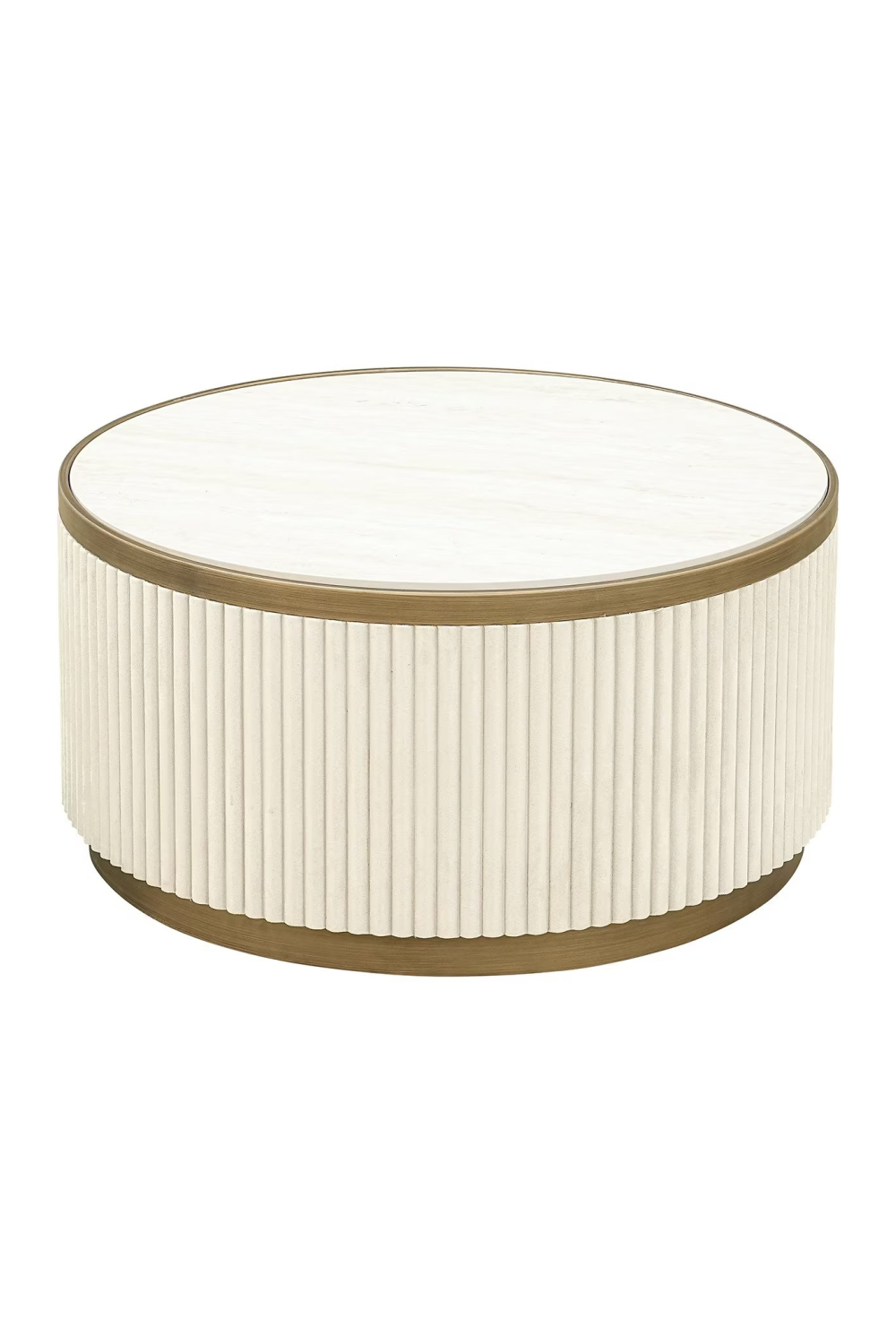 White Ceramic Nesting Coffee Tables (2) | Richmond Interiors Tivoli | Oroa.com