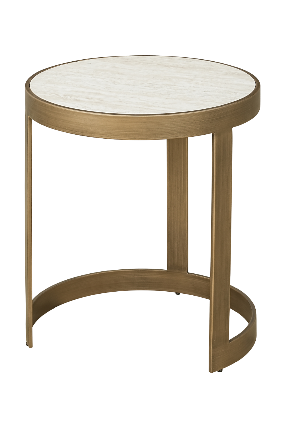 White Ceramic End Table Set (2) | Richmond Interiors Tivoli | Oroa.com