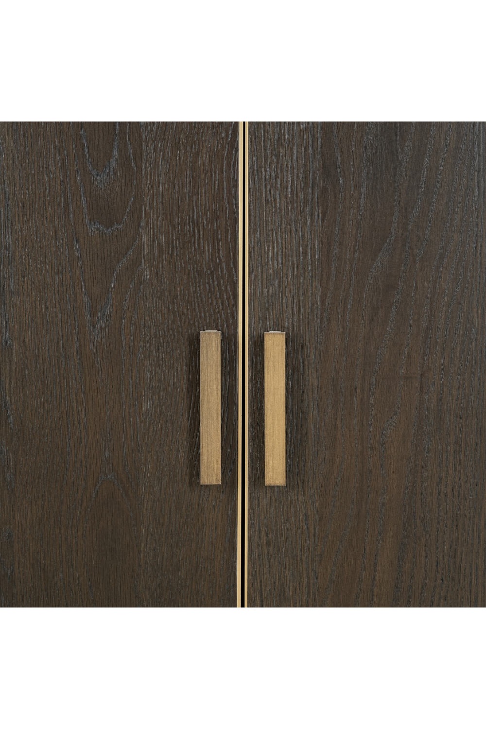 Brown Oak Staggered Display Cabinet | Oroa.com