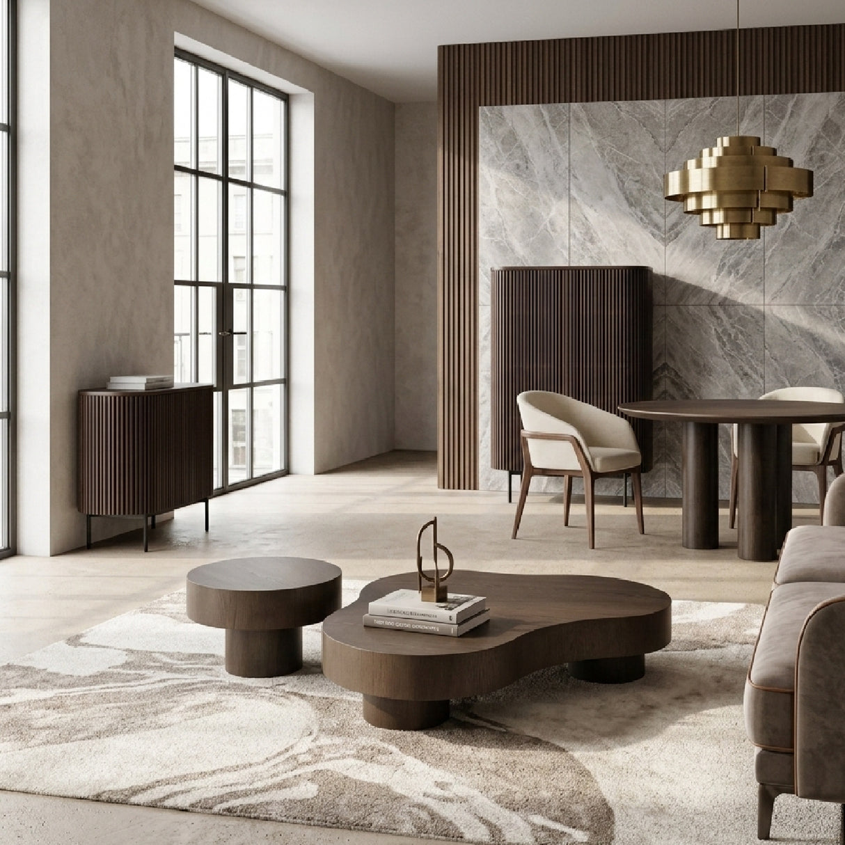 Organic-Shaped Coffee Tables (2) | Oroa.com