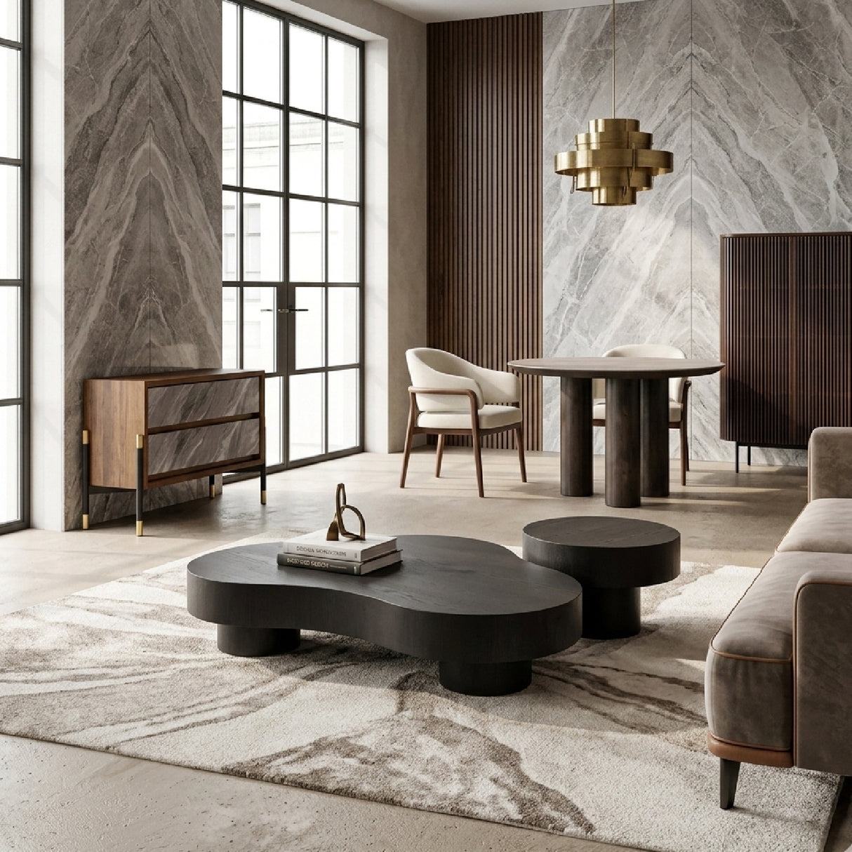 Organic-Shaped Coffee Tables (2) | Oroa.com