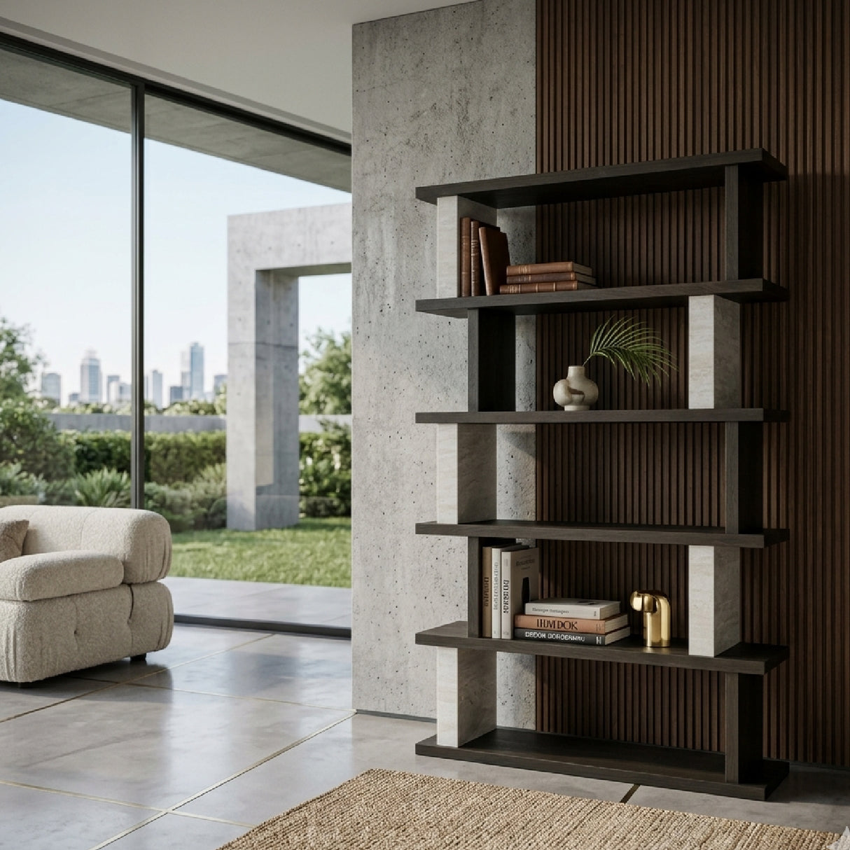 4-Shelf Display Cabinet | Oroa.com