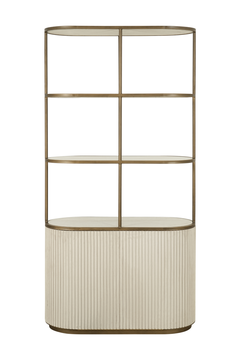 White 2-Door Display Cabinet | Oroa.com