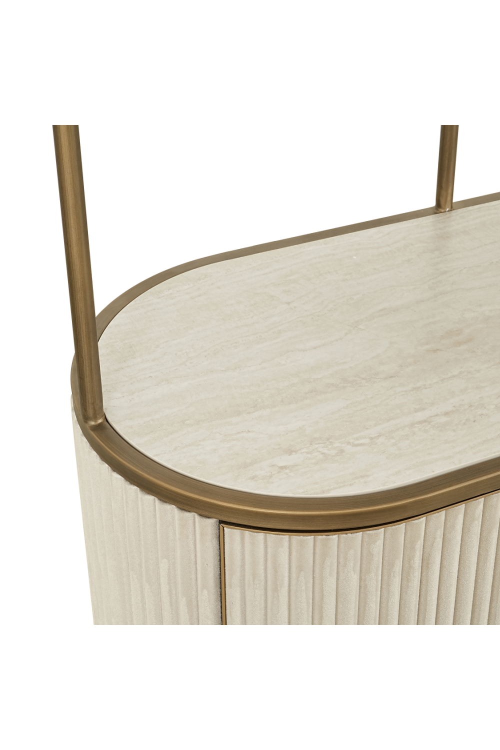 White 2-Door Display Cabinet | Oroa.com
