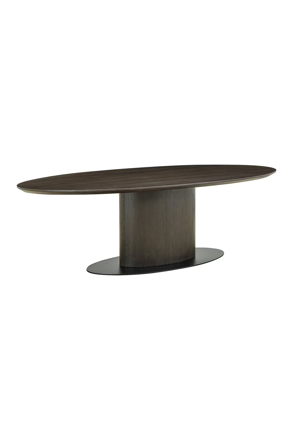 Dark Brown Wooden Oval Dining Table | Richmond Interiors Gordon | Oroa.com