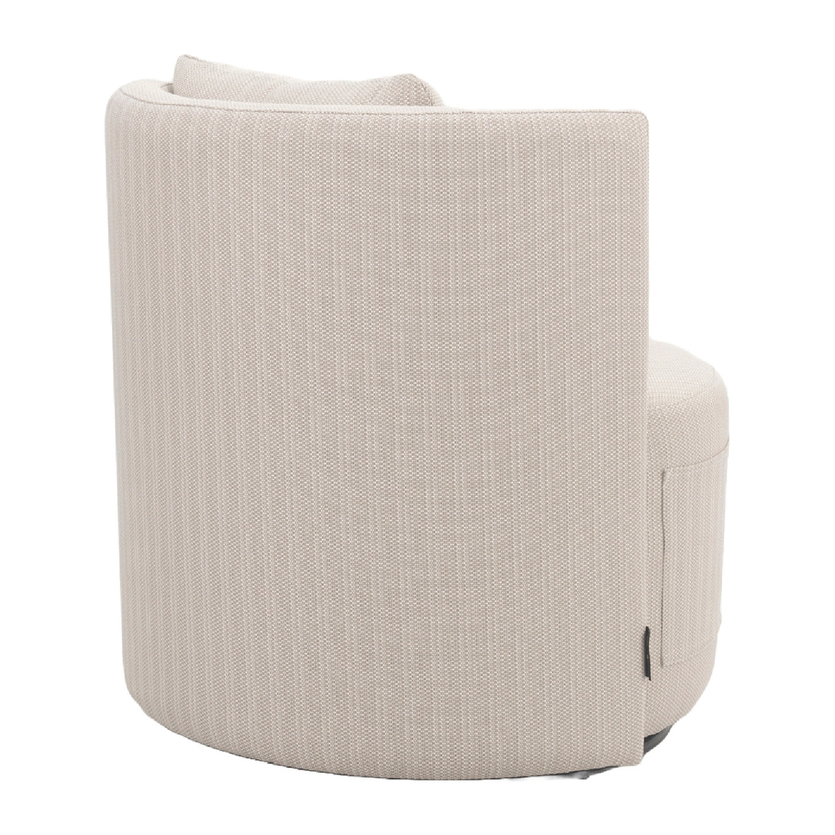 Modern European furniture - Beige Outdoor Swivel Dining Chair - www.oroa.com | Oroa.com