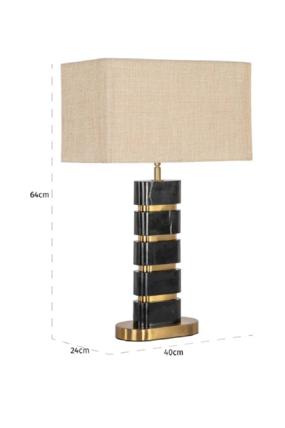 Marble Base Table Lamp | Oroa.com