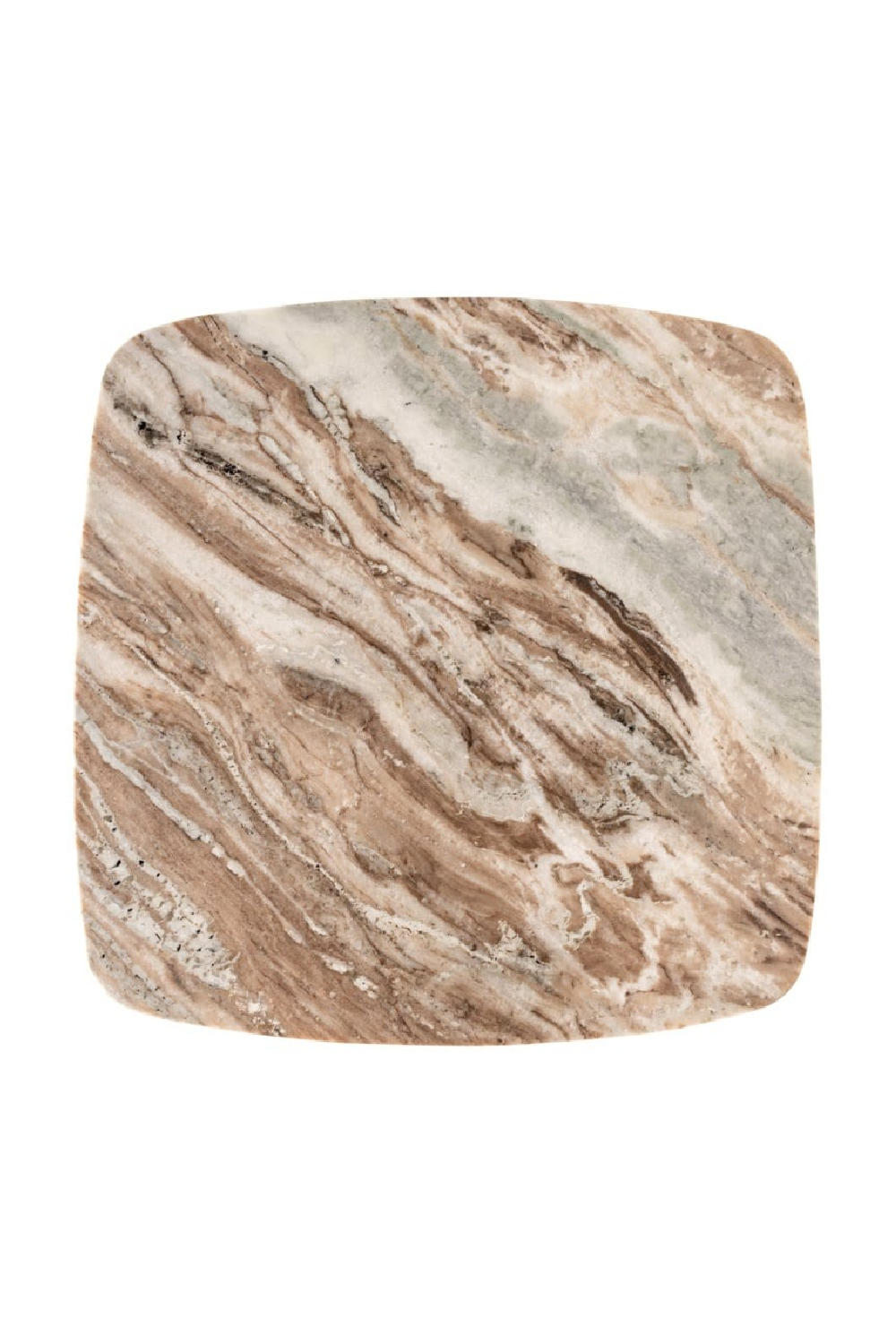 Brass Base Marble End Table | Richmond Interiors Bottega | Oroa.com