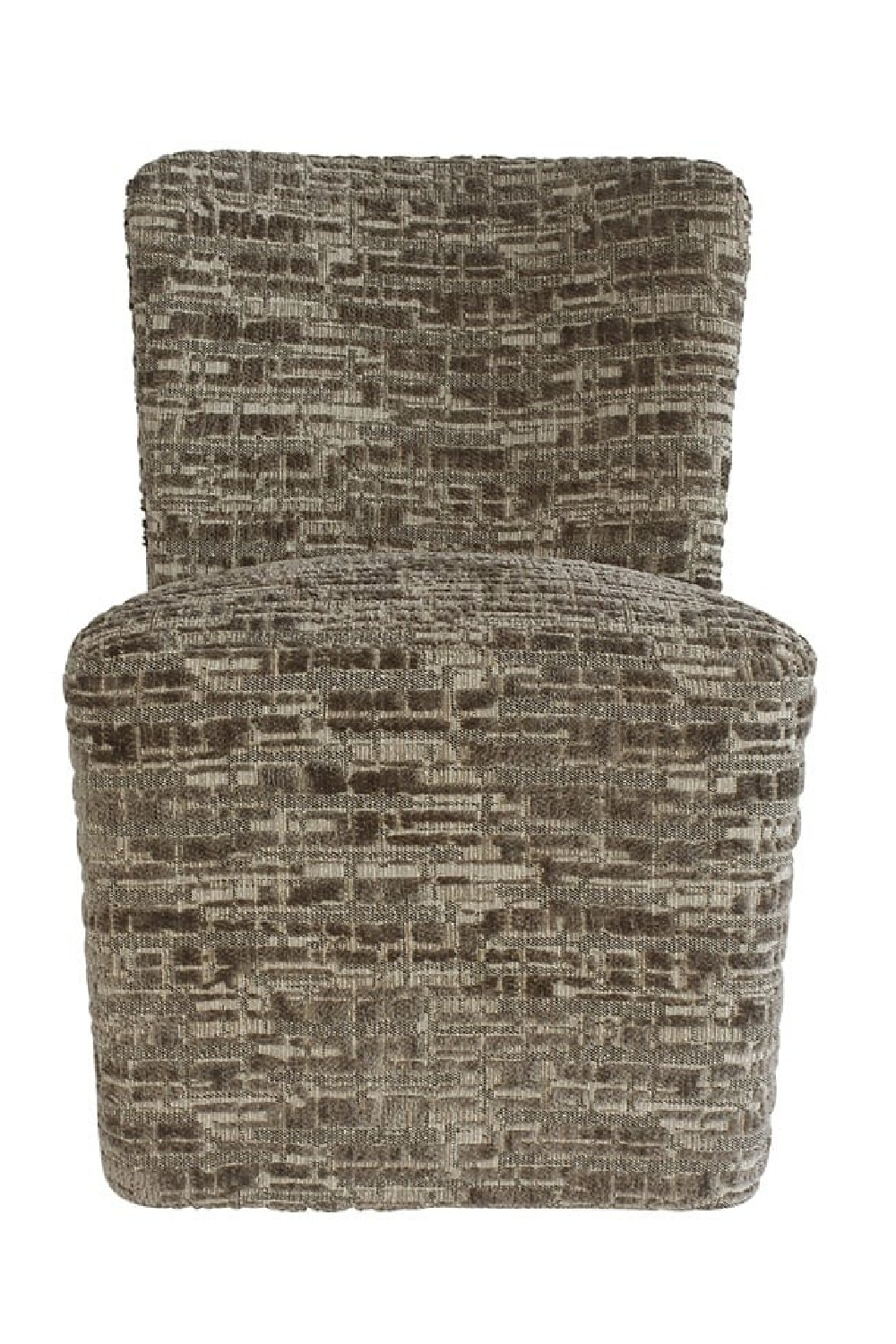 Gray Upholstered Wheeled Chair | Richmond Interiors Lorain | Oroa.com