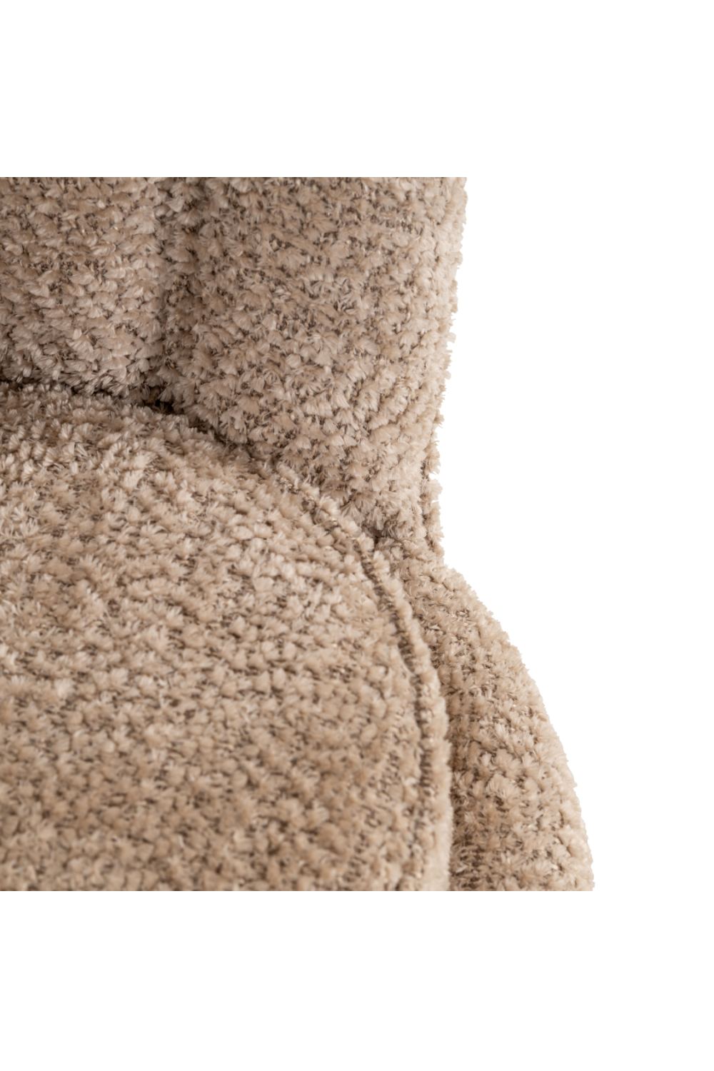 Beige Scalloped Kid's Lounge Chair | Oroa.com