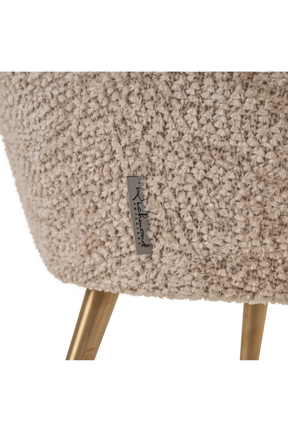Beige Scalloped Kid's Lounge Chair | Oroa.com
