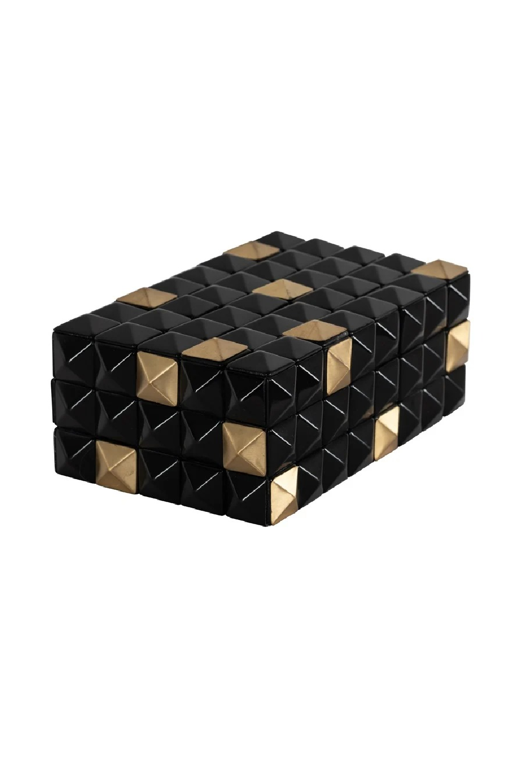 Faceted Black Storage Box | Richmond Interiors Velicia | Oroa.com