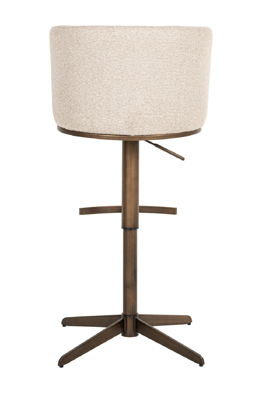 White Barrel Swivel Bar Stool | Oroa.com