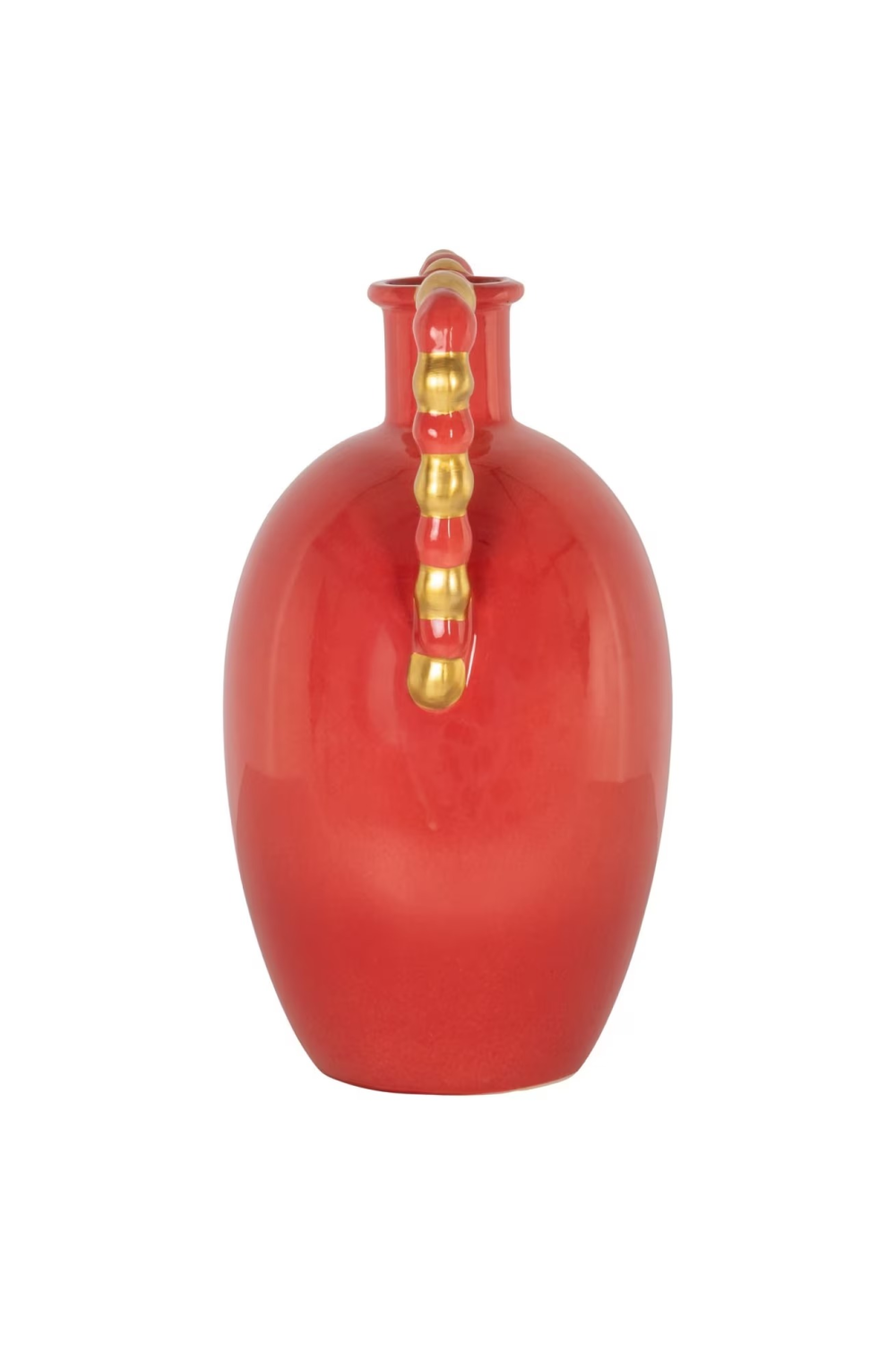Orange Stoneware Vase | Richmond Interiors Davita | Oroa.com