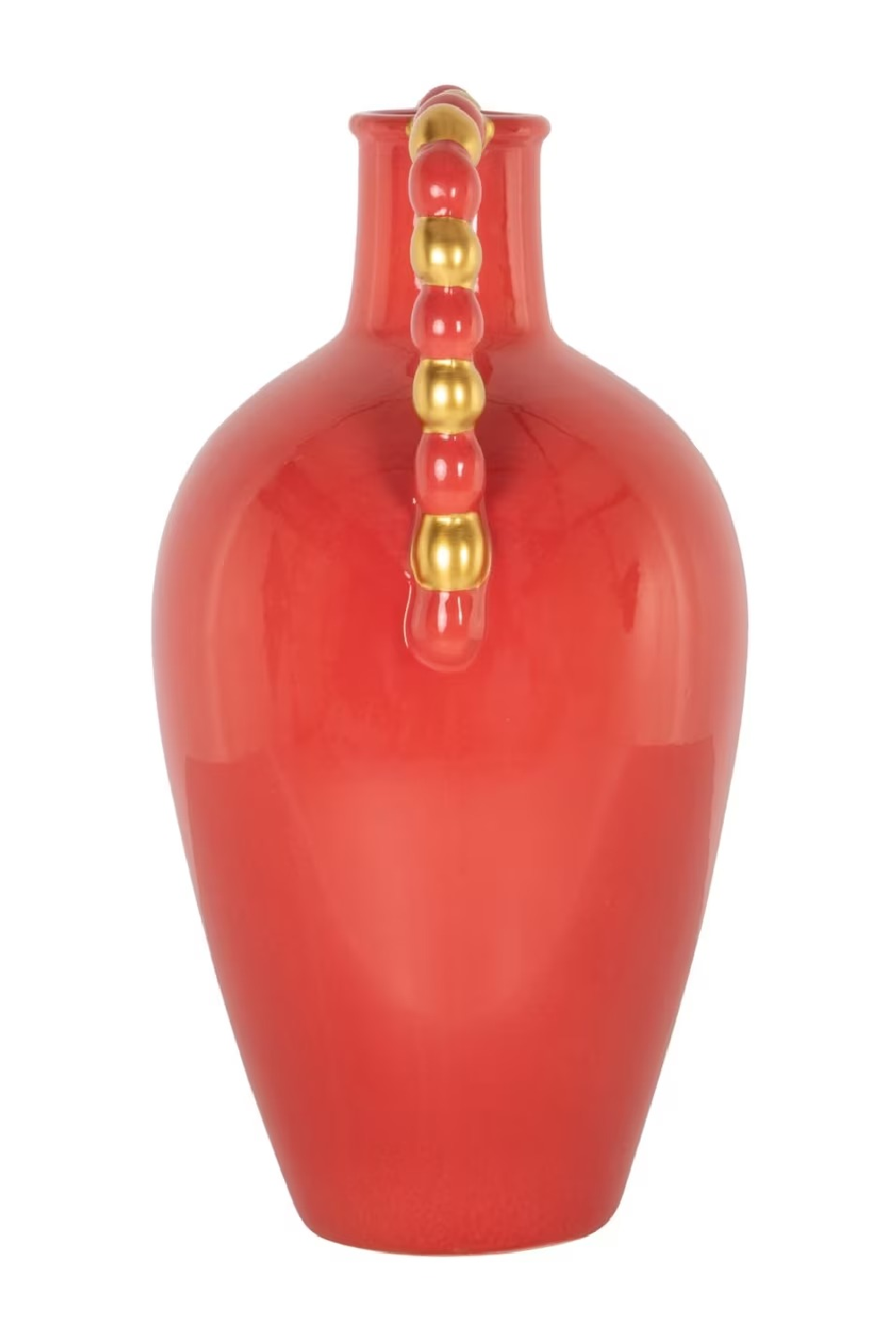 Orange Stoneware Vase | Richmond Interiors Davita | Oroa.com