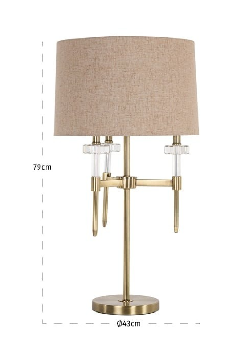 Brushed Gold Table Lamp | Oroa.com