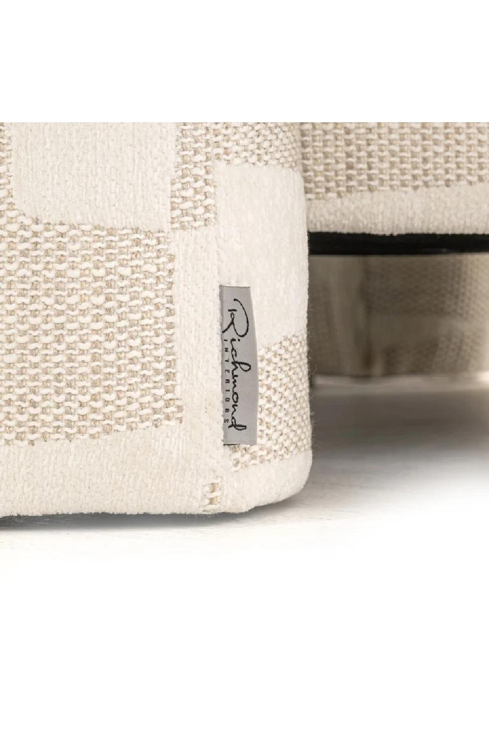 Beige Abstract Print Lounge Chair | Richmond Interiors Tuscany | Oroa.com