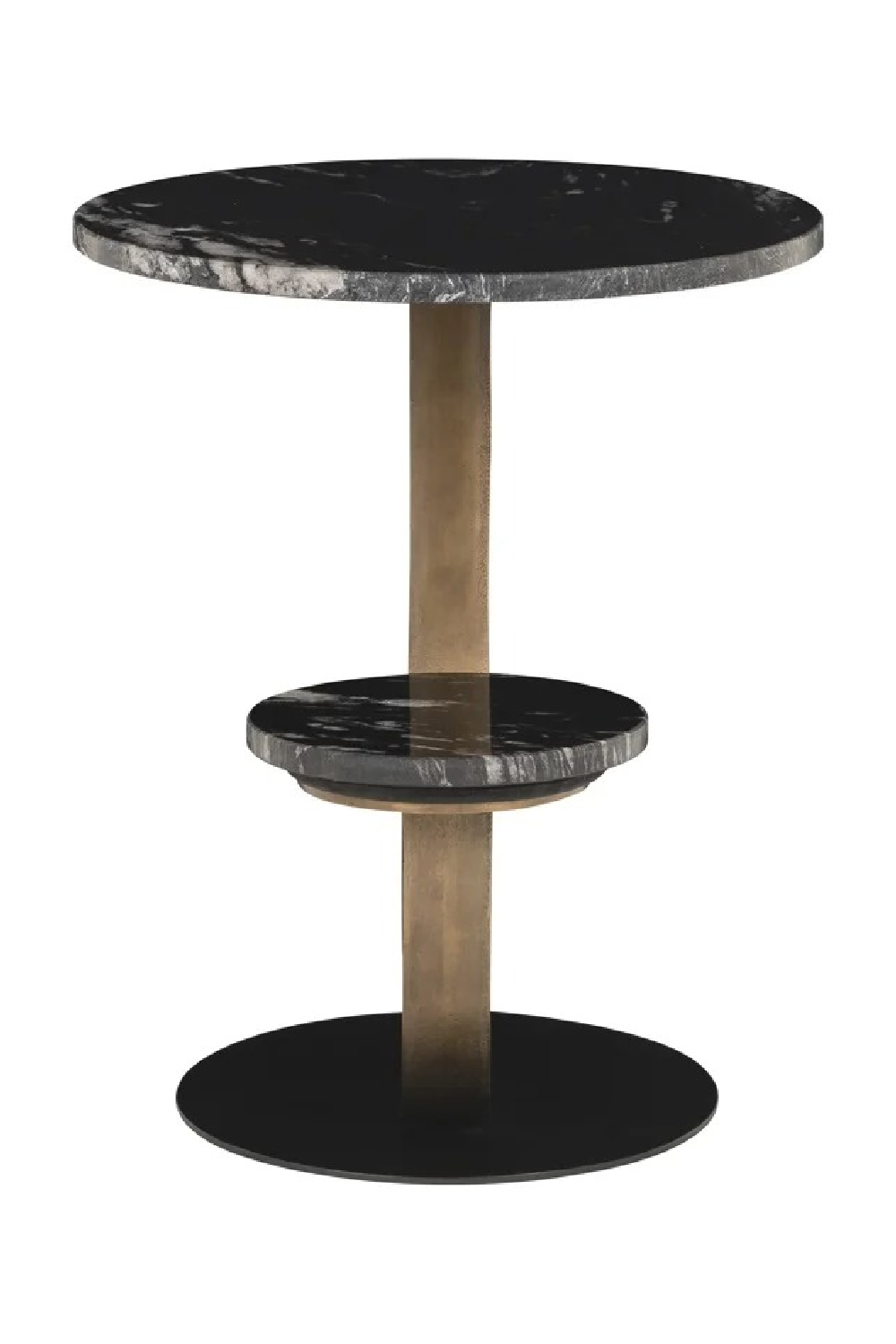 Brushed Gold Base End Table | Richmond Interiors Sia | Oroa.com