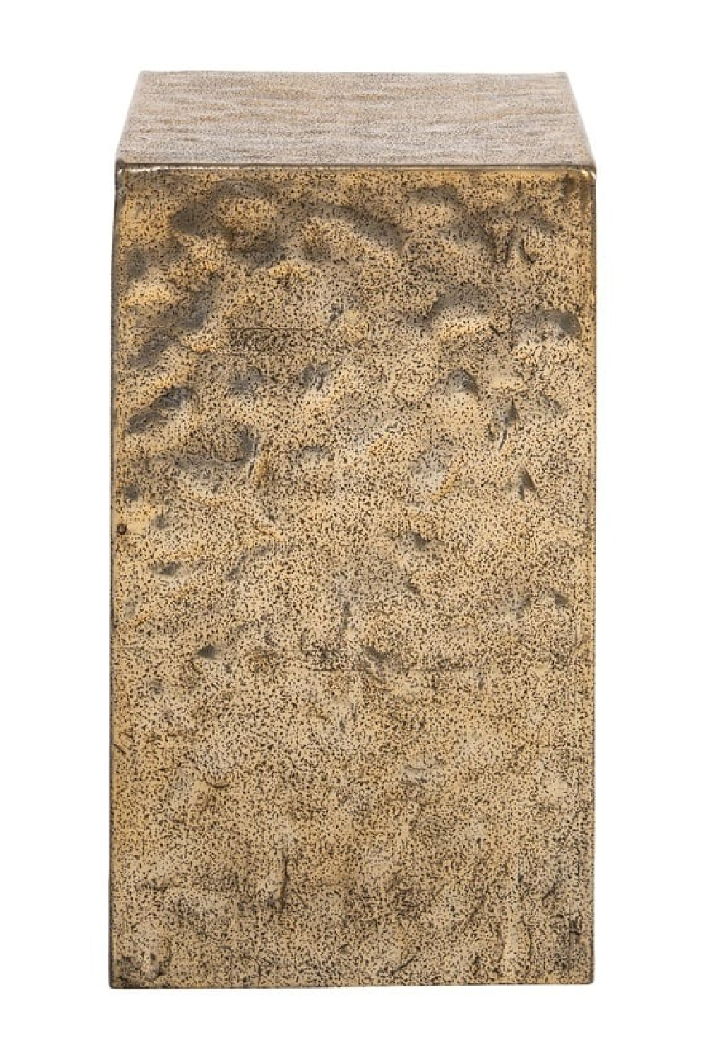 Gold Aluminum End Table | Richmond Interiors Novan | Oroa.com