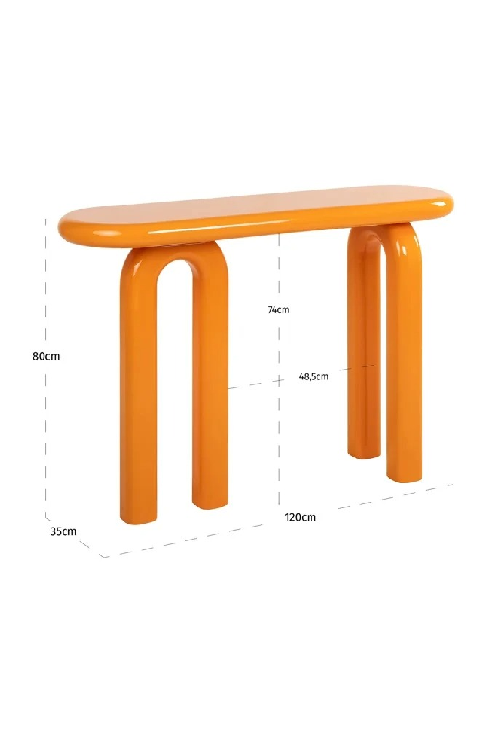 Arched Leg Console Table | Richmond Interiors Rascal | Oroa.com