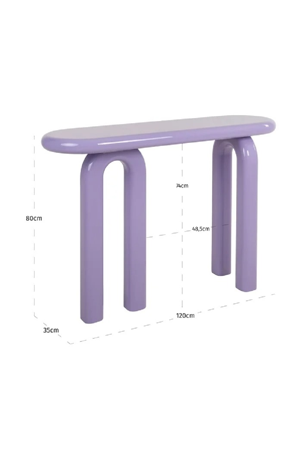 Arched Leg Console Table | Richmond Interiors Rascal | Oroa.com