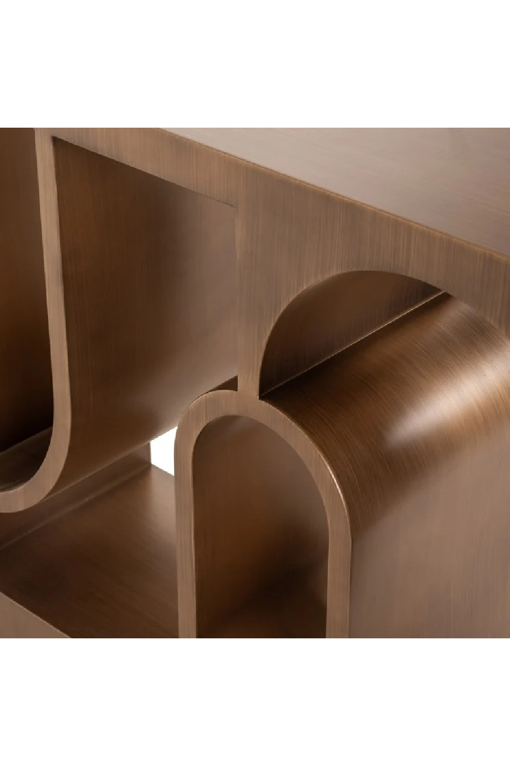 Brushed Gold Console Table | Richmond Interiors Lugano | Oroa.com
