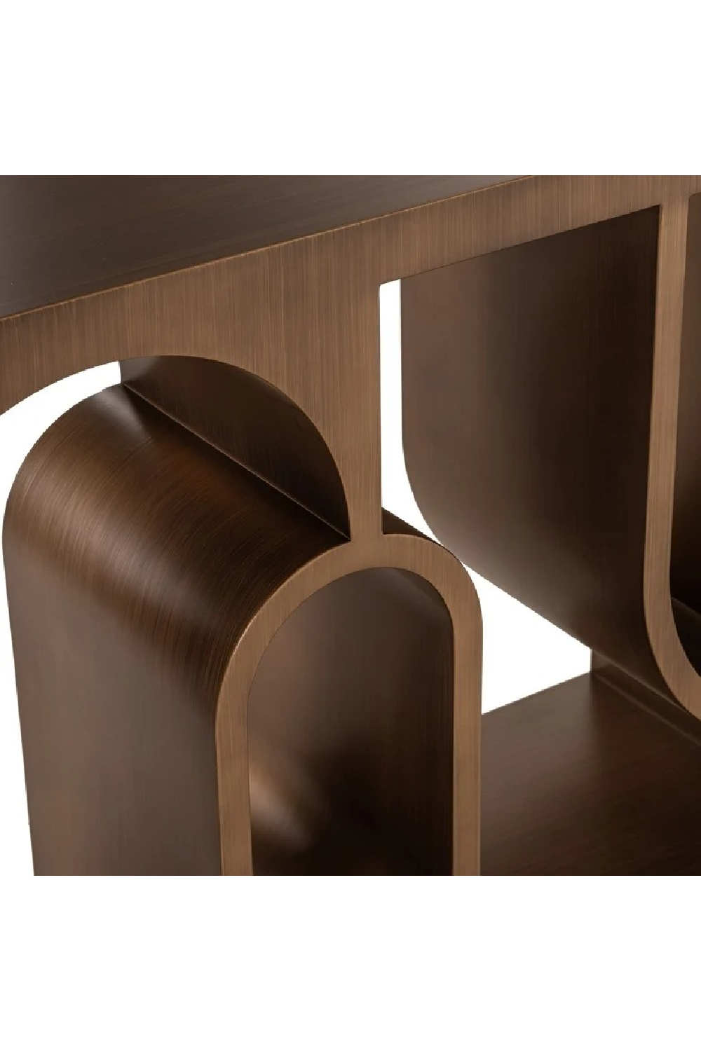 Brushed Gold Console Table | Richmond Interiors Lugano | Oroa.com