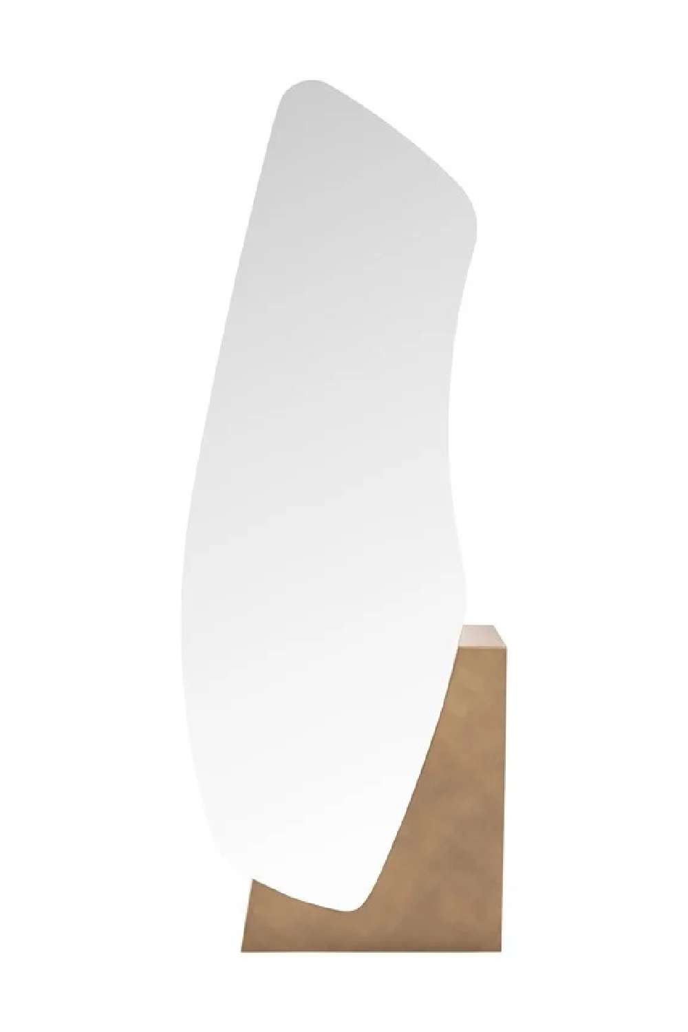 Brushed Gold Base Mirror | Oroa.com