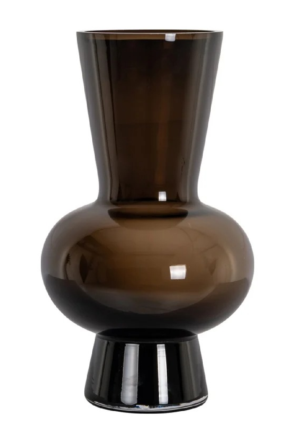 Brown Long-Necked Glass Vase | Richmond Interiors Zaya | Oroa.com