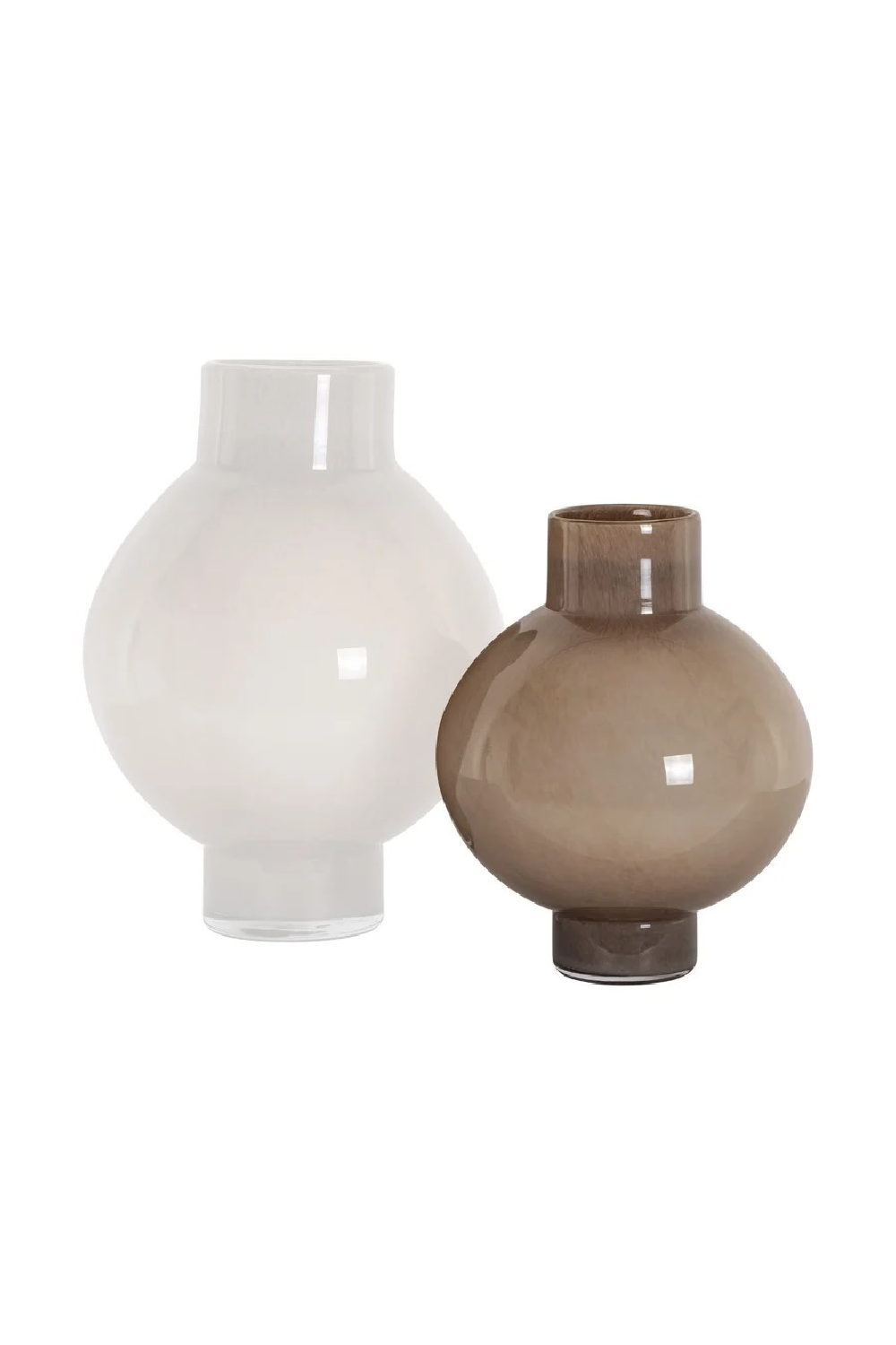 Round Brown Glass Vase | Richmond Interiors Celina | Oroatrade.com