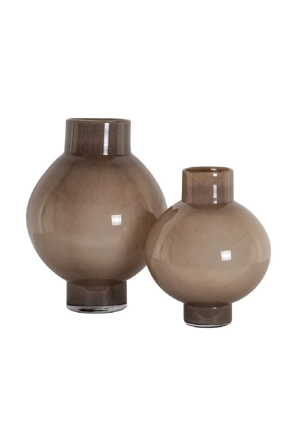 Round Brown Glass Vase | Richmond Interiors Celina | Oroatrade.com