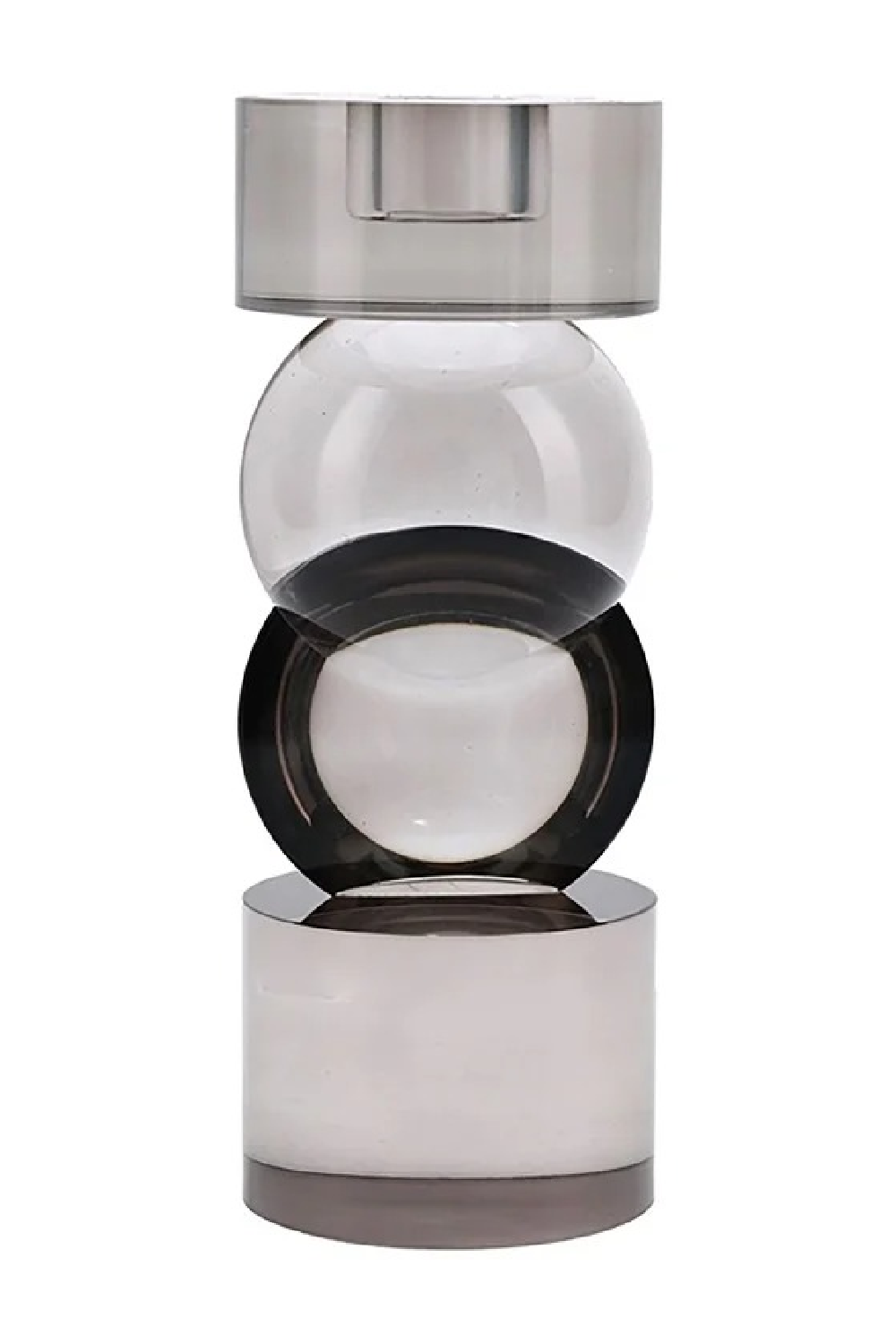 Gray Glass Candle Holder | Richmond Interiors Jennyl | Oroa.com