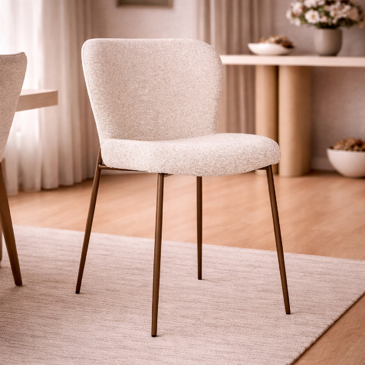 Upholstered Dining Chair Set (2) | Oroa.com