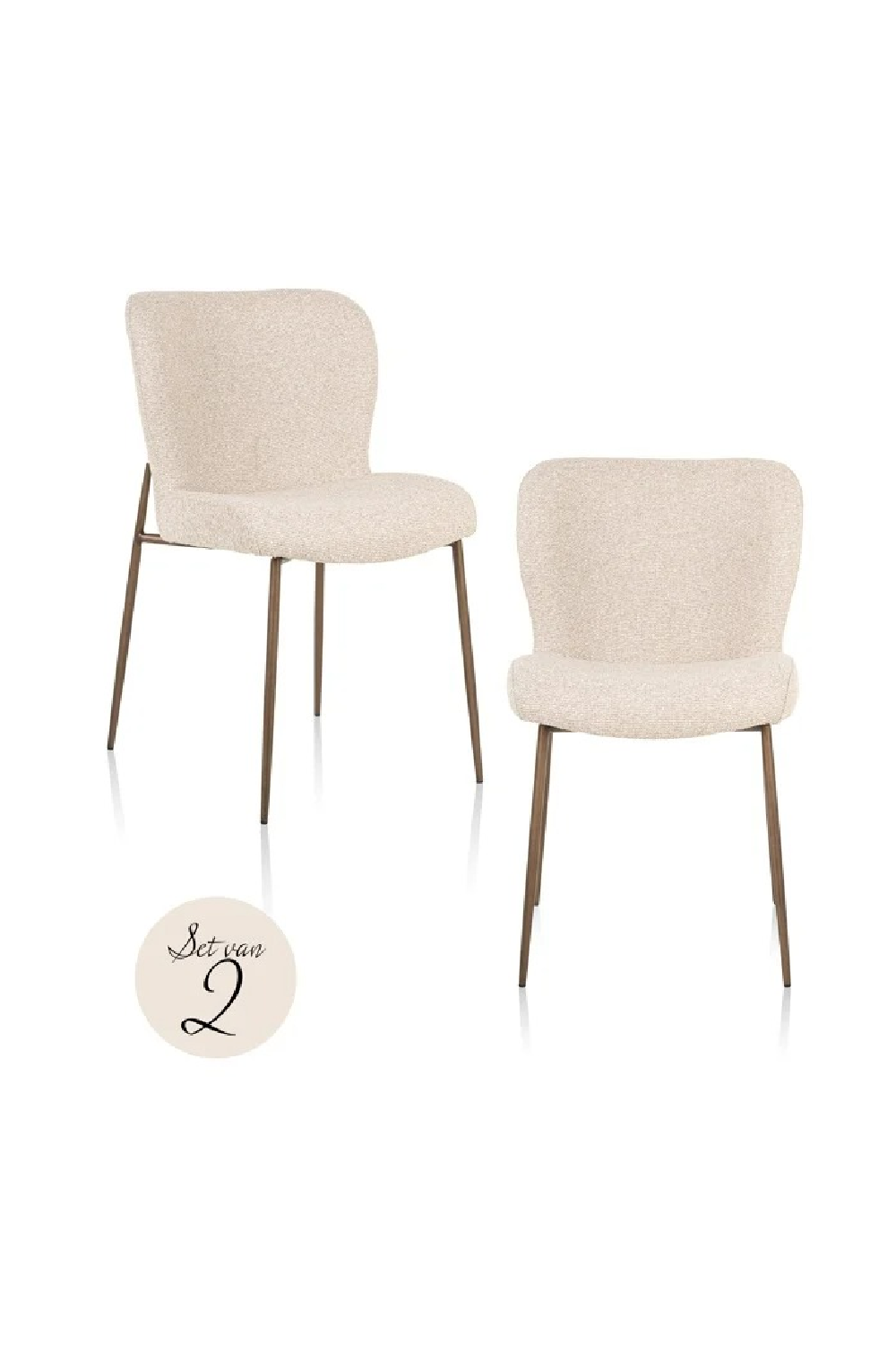 Upholstered Dining Chair Set (2) | Oroa.com