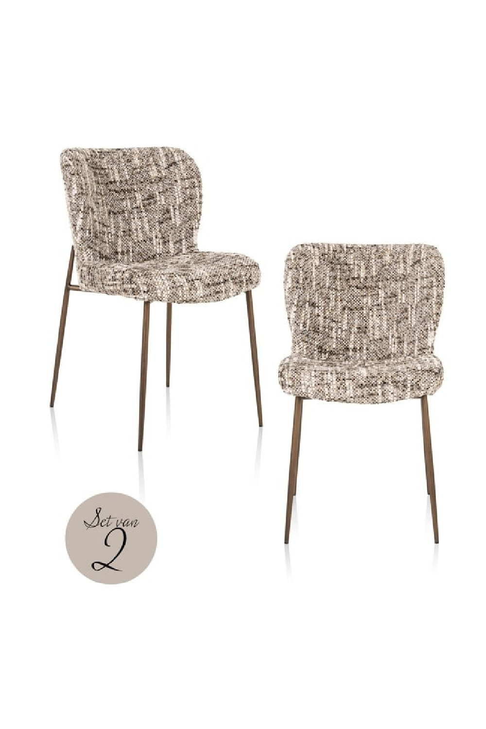Upholstered Dining Chair Set (2) | Oroa.com