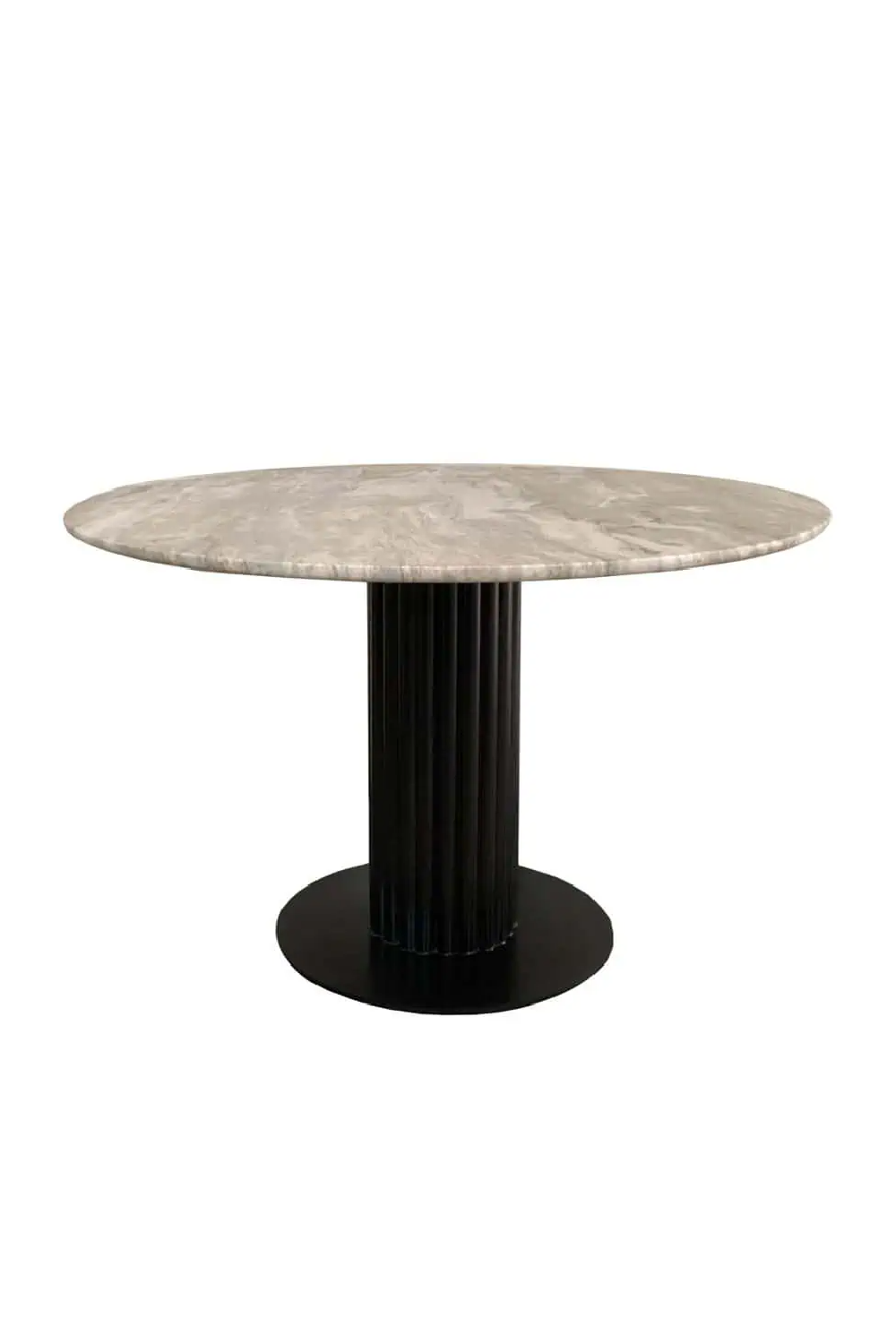 Beige Marble Round Dining Table | Richmond Interiors Nyon | Oroa.com