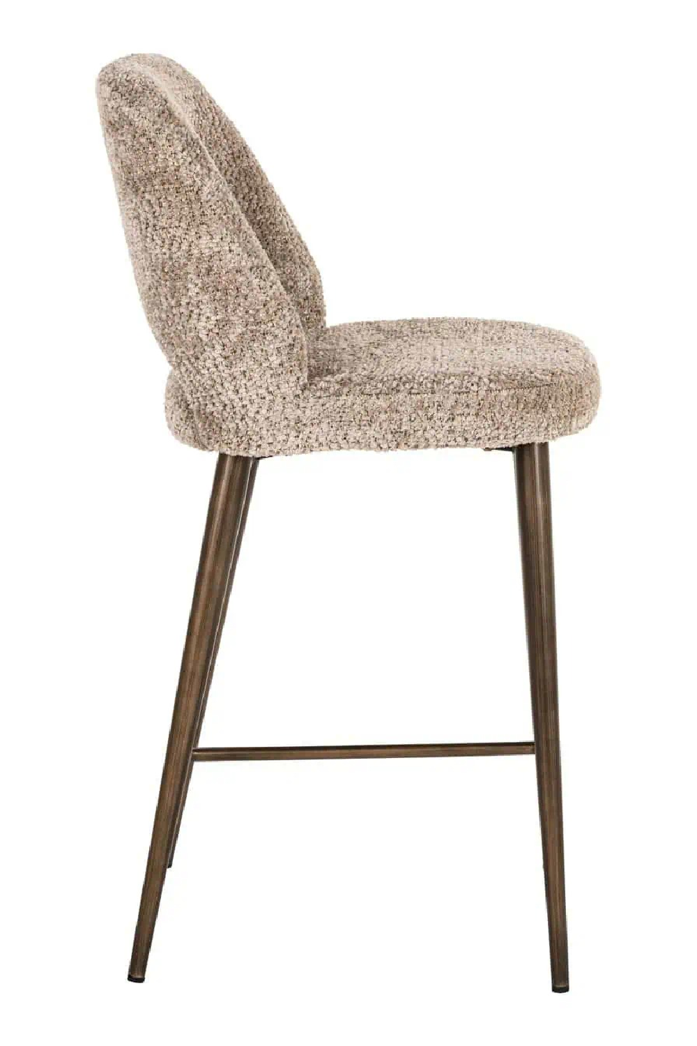 Beige Cut-Out Counter Stool | Oroa.com