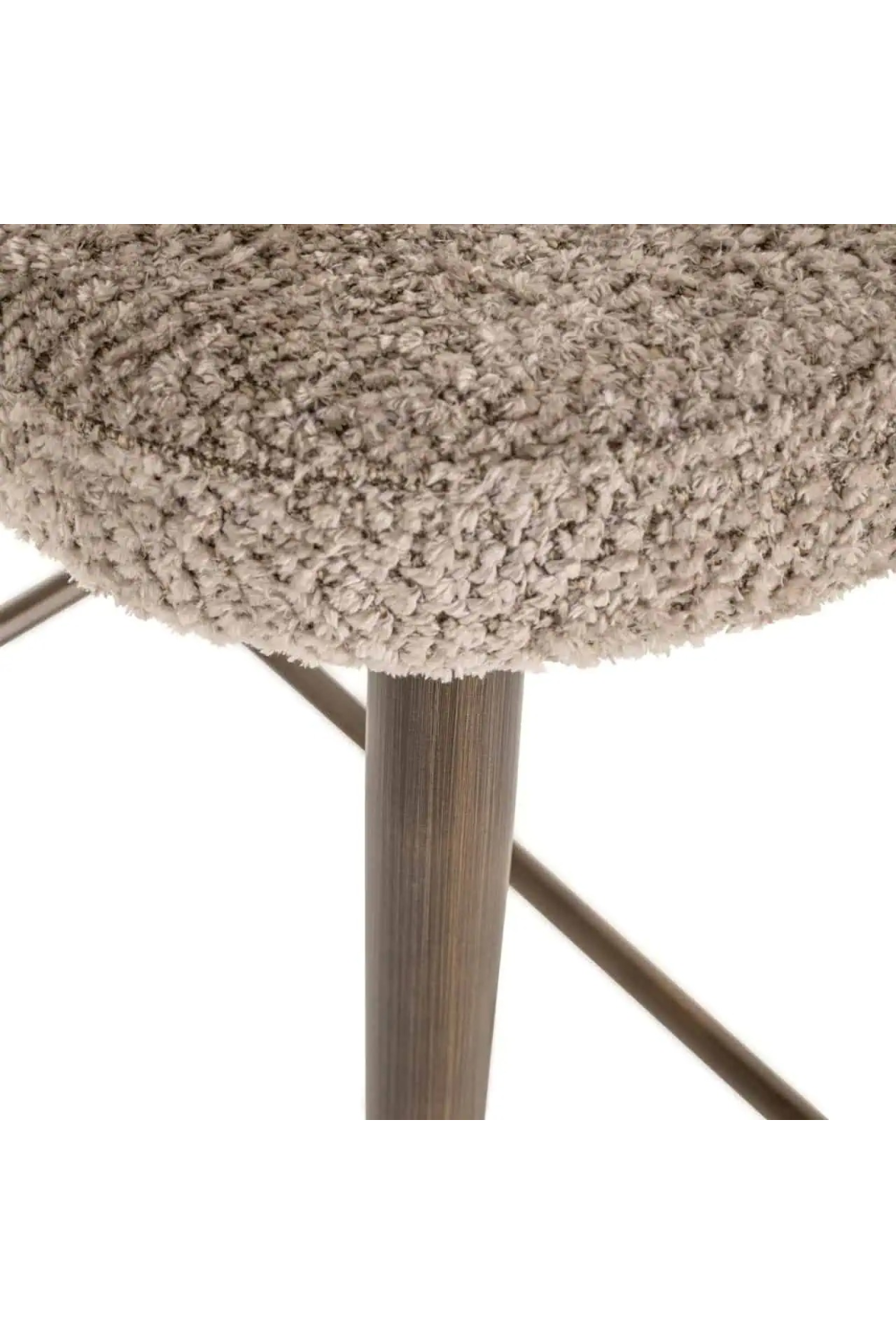 Beige Cut-Out Counter Stool | Oroa.com