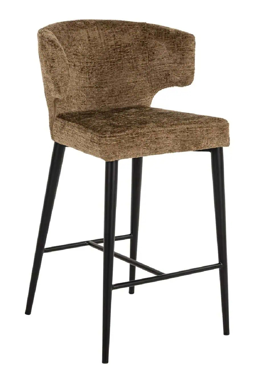 Brown Upholstered Counter Stool | Oroa.com