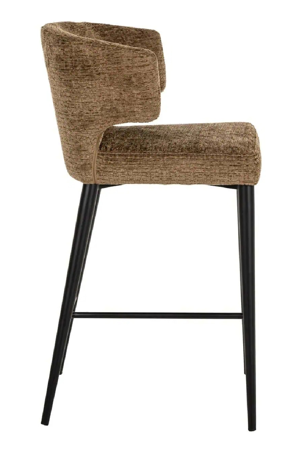 Brown Upholstered Counter Stool | Oroa.com
