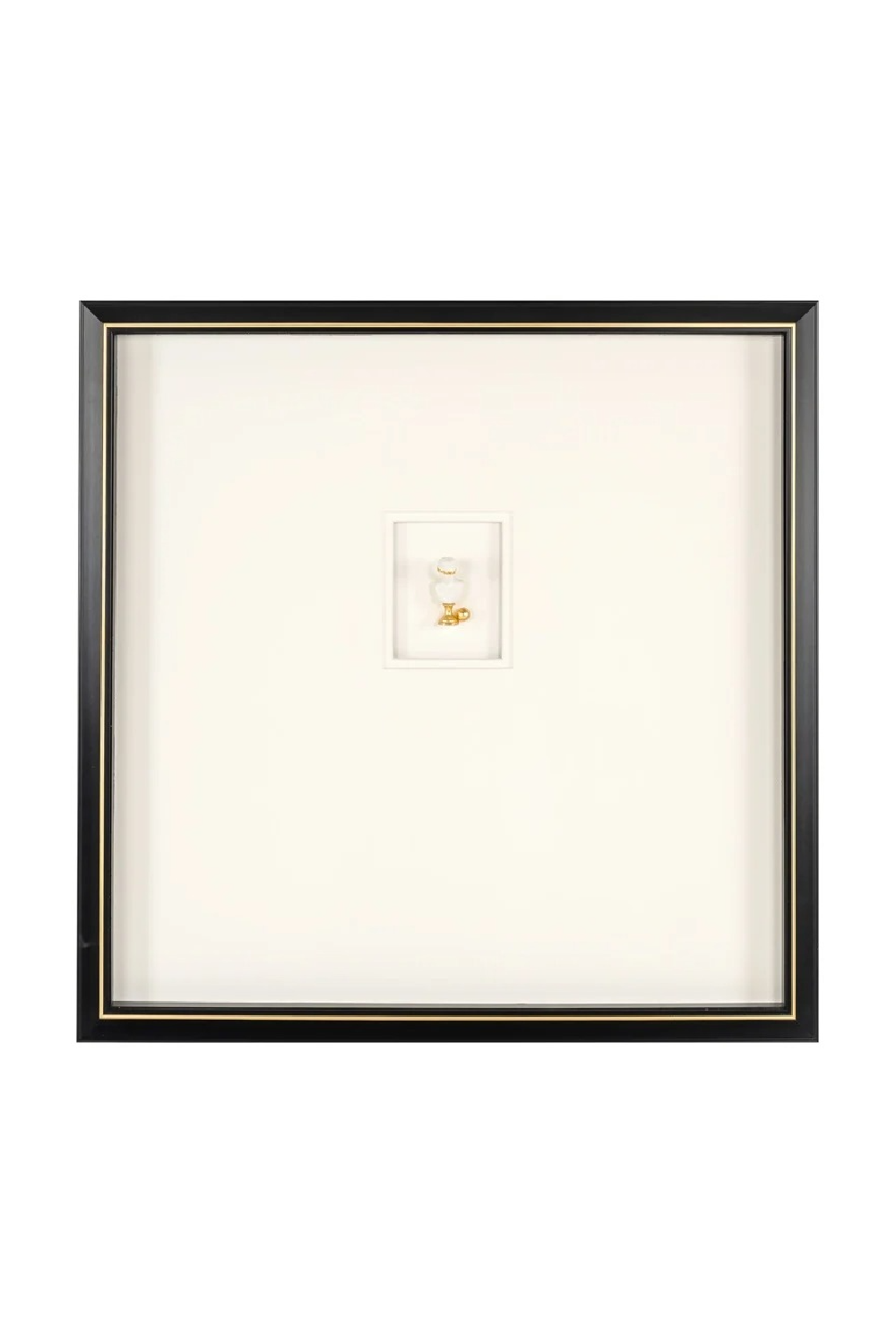 White Framed Sculpture Wall Art | Richmond Interiors Hanna | Oroa.com