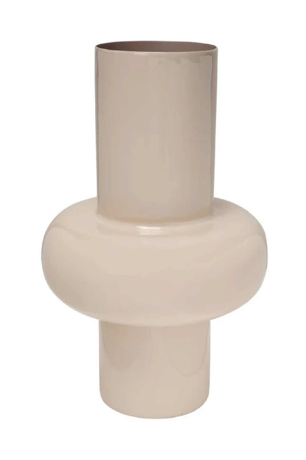 Modern European furniture - Cream Enamel Vase - www.oroa.com | Oroa.com