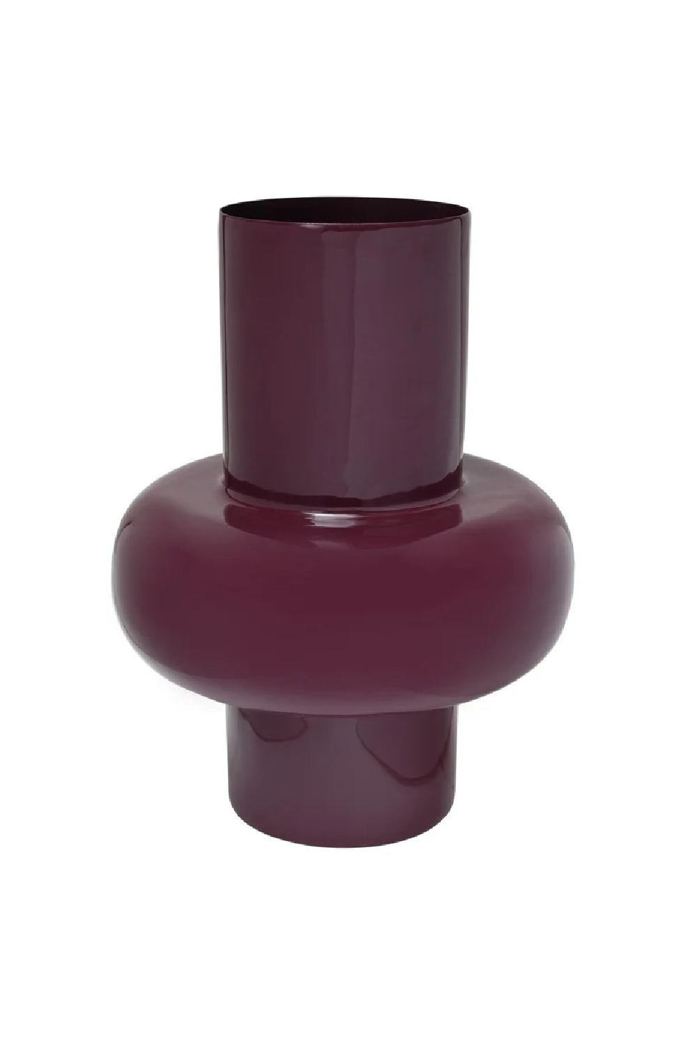 Glossy Burgundy Vase | Oroa.com