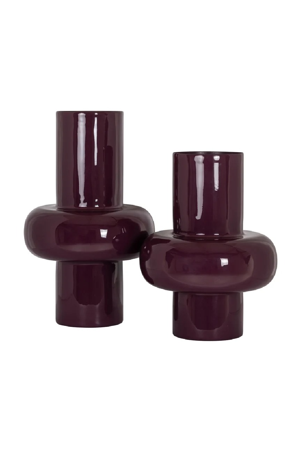 Glossy Burgundy Vase | Oroa.com